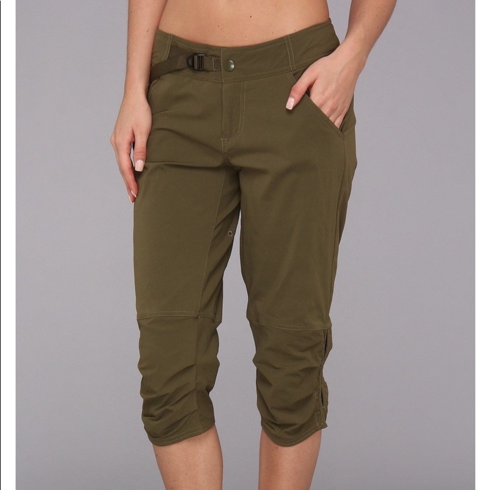 PrAna Jasmine Knickers sz 4 olive